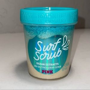 Victoria's Secret PINK Surf Scrub Ocean Extracts Sea Salt Face & Body Scrub 10oz